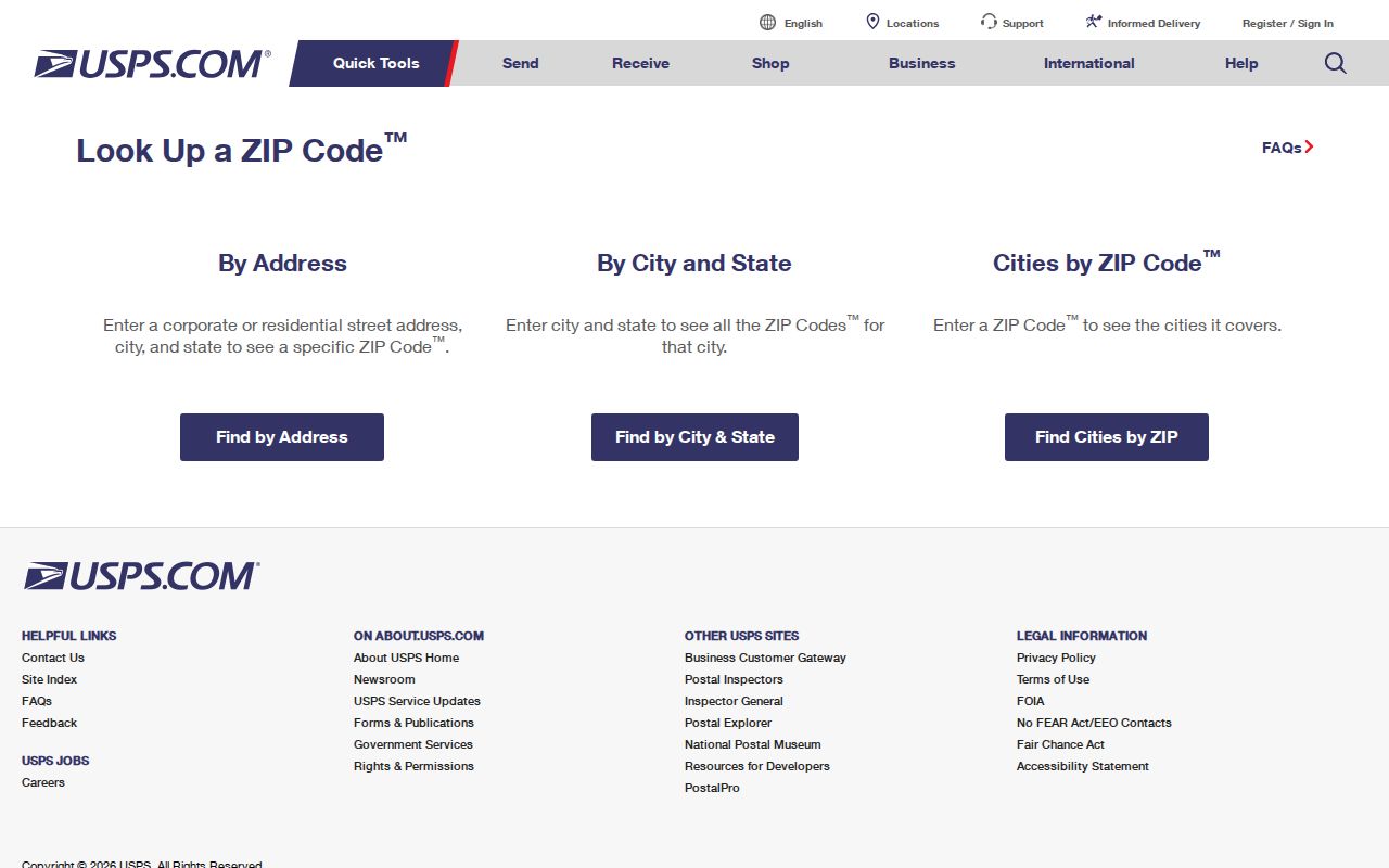 USPS lookup for the North Little Rock ZIP code directory